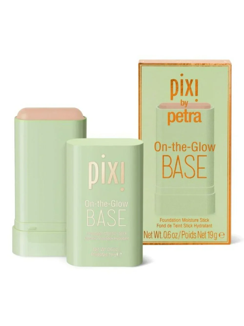 Pixi By Petra On-The-Glow Base Foundation Moisture Stick Beige 0.6 Oz Medium Neu